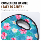 Floral Garden Kneeling Pad with Handle for Gardening