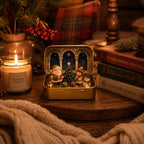 A Tiny Christmas Wonderland in a Tin