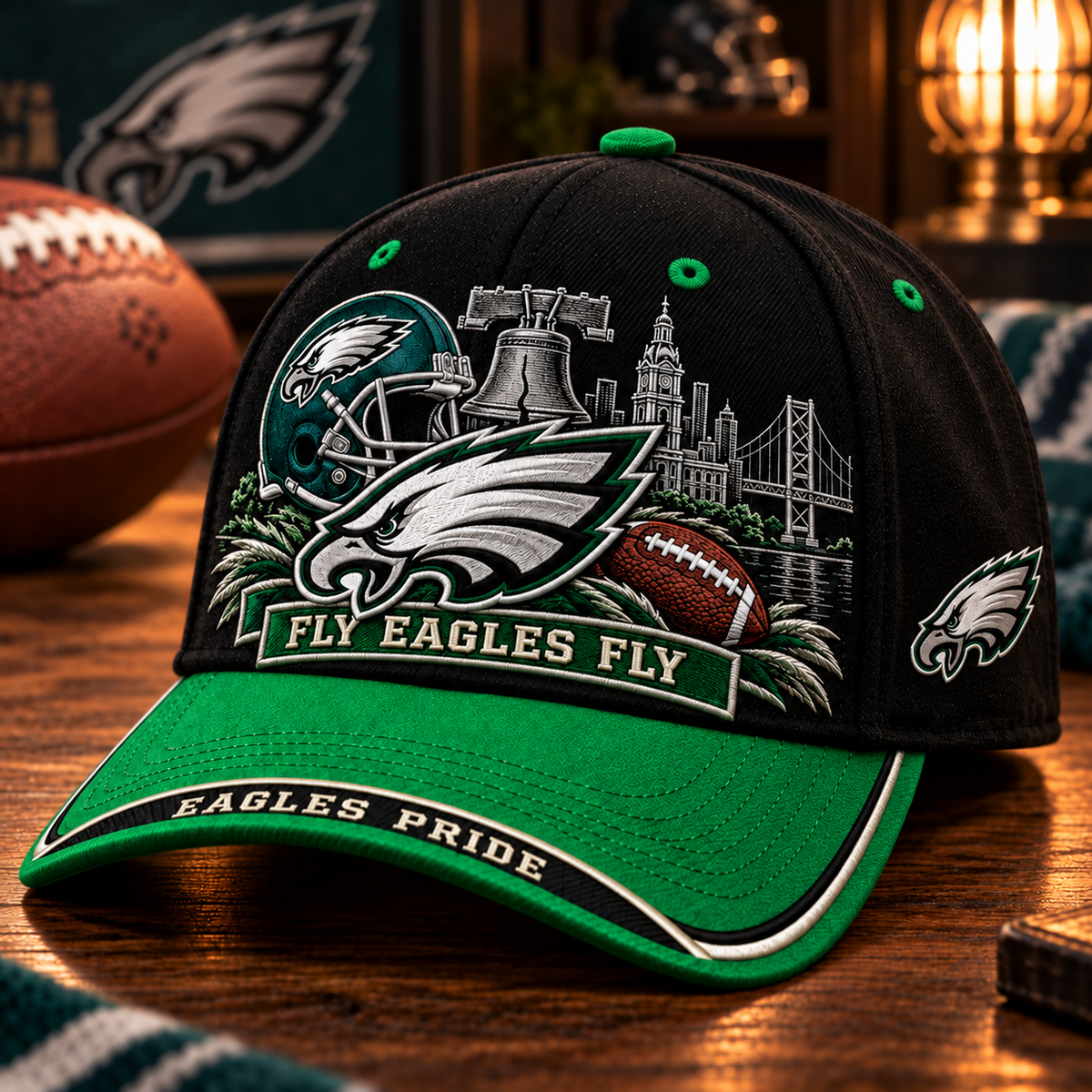 Fly Eagles Fly Football Cap