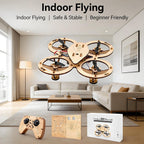 DIY Wooden RC Drone Kit – STEM Building Toy for Teens & Adults