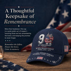 9/11 25th Anniversary We Will Never Forget Memorial Baseball Cap