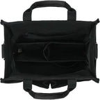 Canvas Tote Bag – Work & College Organizer Handbag with Zipper & Compartments