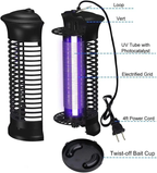 Electric Bug Zapper UV Light Mosquito Killer Lamp for Indoor & Outdoor Use