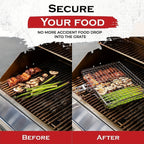 Stainless Steel BBQ Grill Basket with Locking Handle