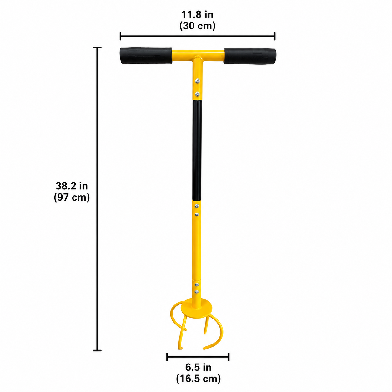 Manual Twist Tiller Garden Claw Cultivator with Detachable Handle