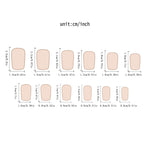 Dark Green Cat Eye Press On Nails – Short Square Glossy Design