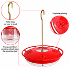 Hummingbird Feeder with Built-In Ant Moat, 5 Feeding Ports, 10.58 oz