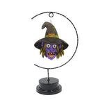 Halloween LED Night Light, Witch Spider Bat Decorative Light