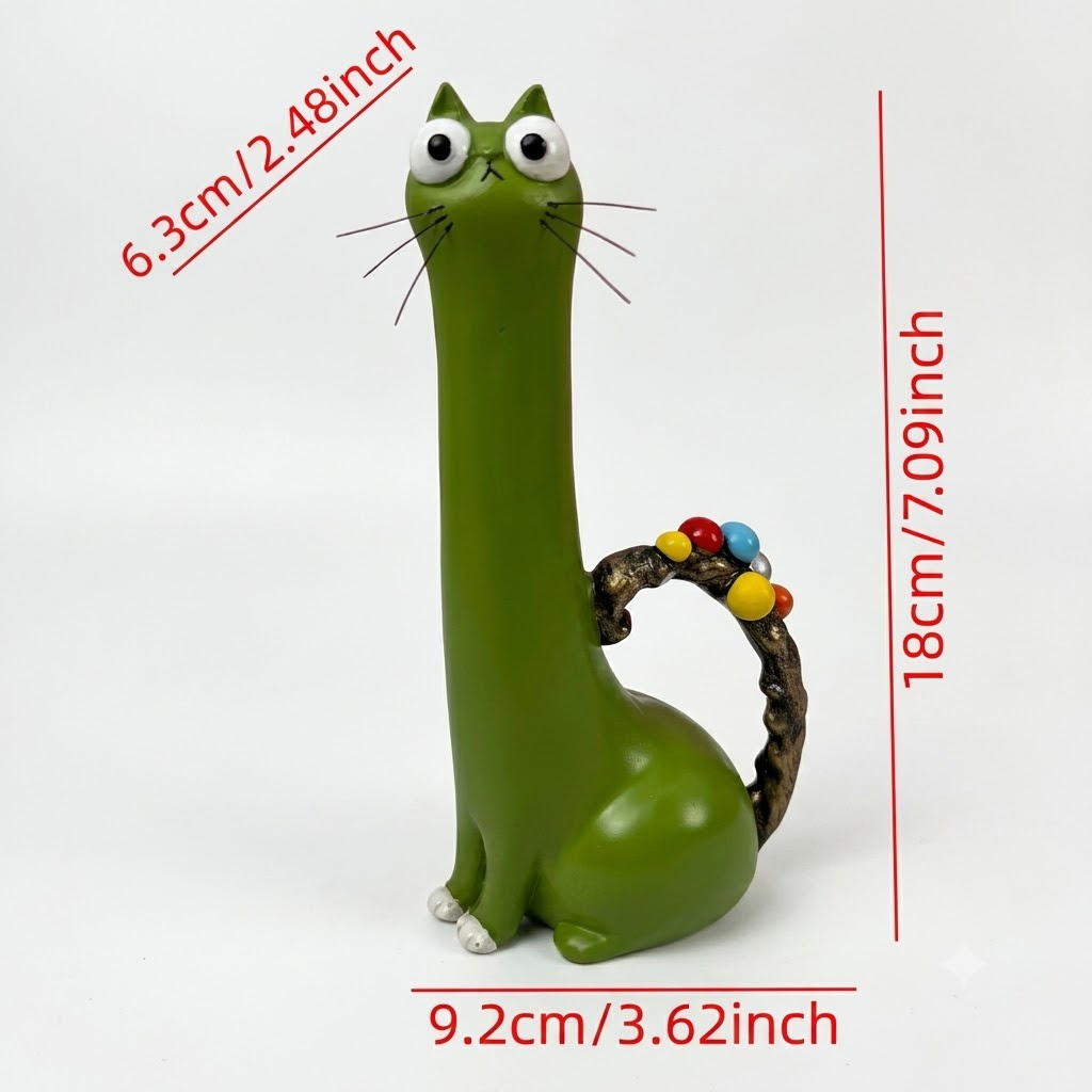 Cat Shaped Vase – Cute Cat Flower Vase for Home Decor