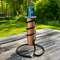 Solid Copper Rain Gauge with Garden Stake