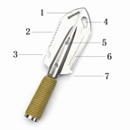 Mini Stainless Steel Garden Shovel for Digging and Weeding