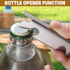 4-in-1 Foldable Camping Cutlery Set Made of Stainless Steel