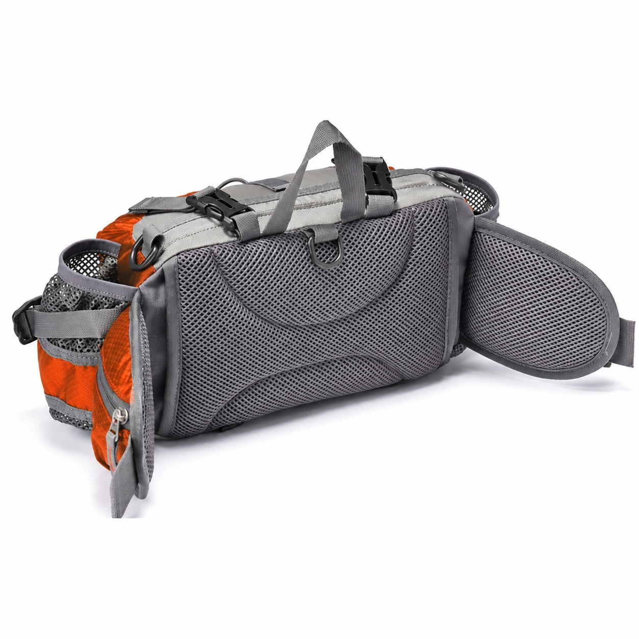Hiking Waist Pack with Water Bottle Holders, Multi-Pocket Outdoor Waist Bag