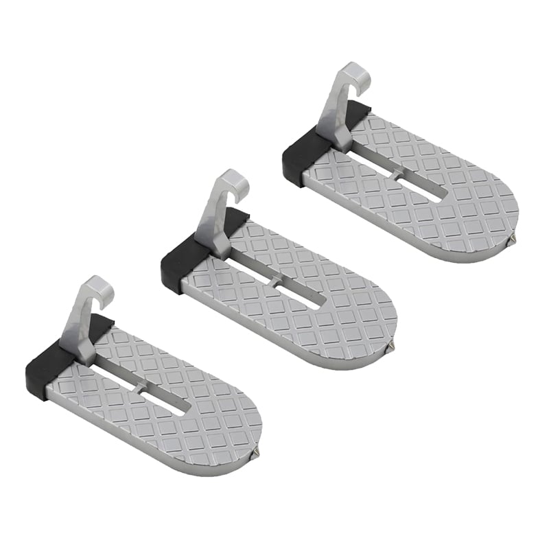 Foldable Car Door Step for Roof Access with Safety Hammer