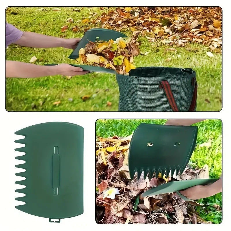 Plastic Leaf Grabber Tool with Hand Strap for Yard Cleanup