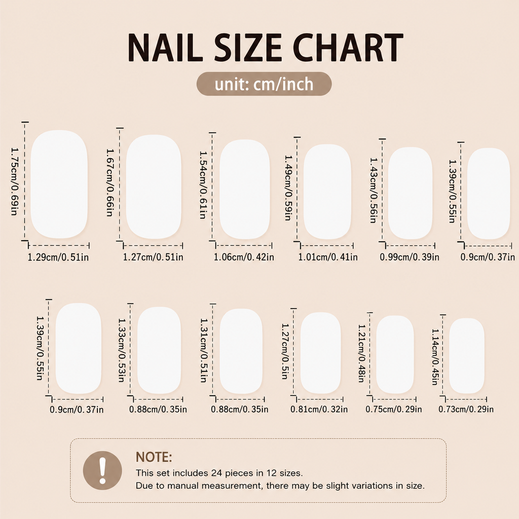24-Piece Brown Leopard Glitter Medium Square Press-On Nails