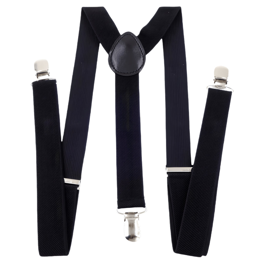 Suspenders for Men - Adjustable Y-Back 3-Clip Suspenders with 1 Inch Straps