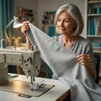 Adjustable Sewing Machine Hemmer Attachment for Rolled Hems