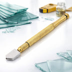Designed For Practical DIY Glass Work Diamond Head Glass Cutter Tool for 3‑15mm Glass & Mirrors