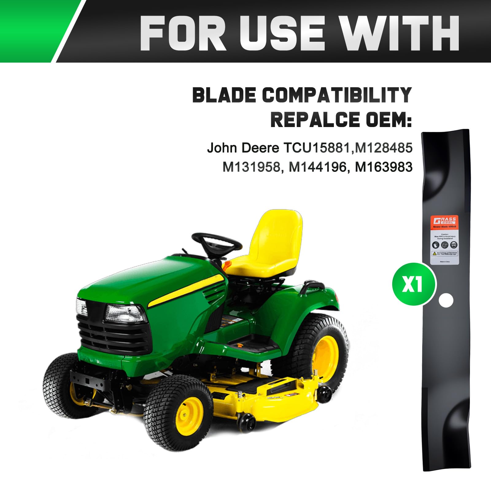 60" Mower Blades for Z930M Z950M Z951R 1025R Replace TCU15881