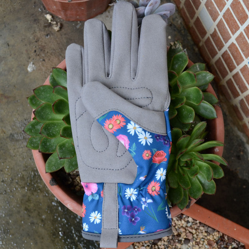 Floral Gardening Gloves for Planting and Yard Work