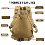 22L Tactical Backpack for Hiking Camping Travel Outdoor