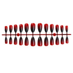 Red Ombre Press-On Nails – Short Almond Glossy Gradient Nails