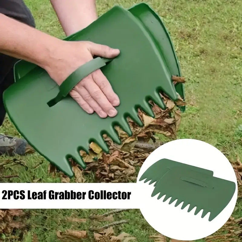 Plastic Leaf Grabber Tool with Hand Strap for Yard Cleanup