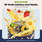 Portable Cordless Blender Bottle – Rechargeable 2-in-1 Blend & Go Cup