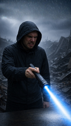 High-Power LED Tactical Flashlight for Outdoor Use