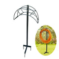 Freestanding Metal Garden Hose Holder, Outdoor Hose Storage Rack