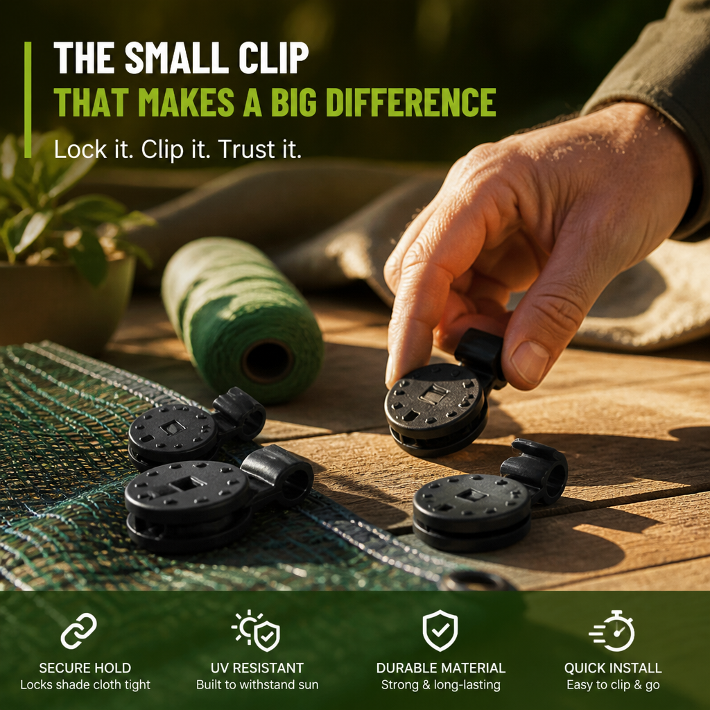 Heavy Duty Shade Cloth Clips for Shade Nets Tarps and Mesh Fabric