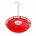 Hummingbird Feeder with Built-In Ant Moat, 5 Feeding Ports, 10.58 oz