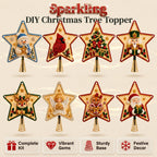 Pearl Diamond Art Christmas Tree Topper DIY Kit