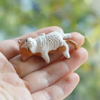 5-Piece Hand-Painted Mini Cat Figurines – Cute Desk Decor
