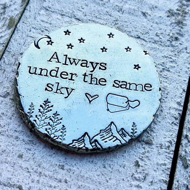 Hand Stamped Pocket Love Token – Inspirational Keepsake Gift