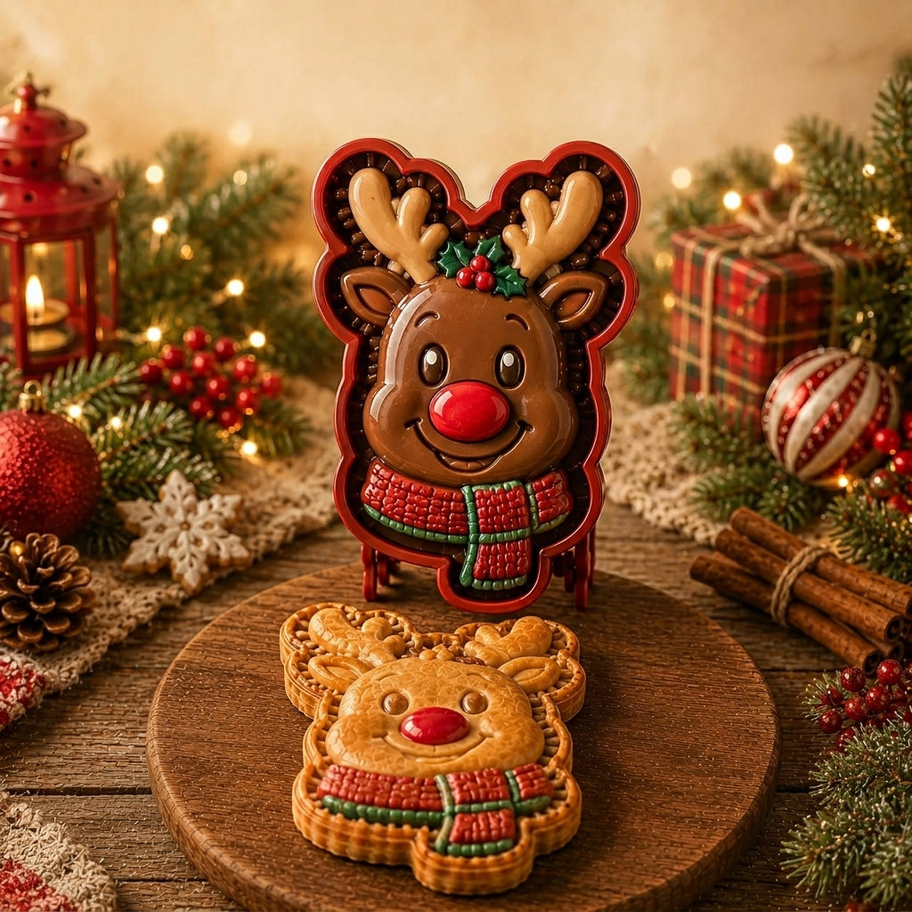 9-Design Christmas Mini Pie Mold Collection