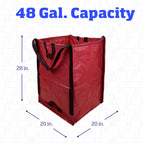 48 Gallon Heavy Duty Lawn & Leaf Bag with Reinforced Handles