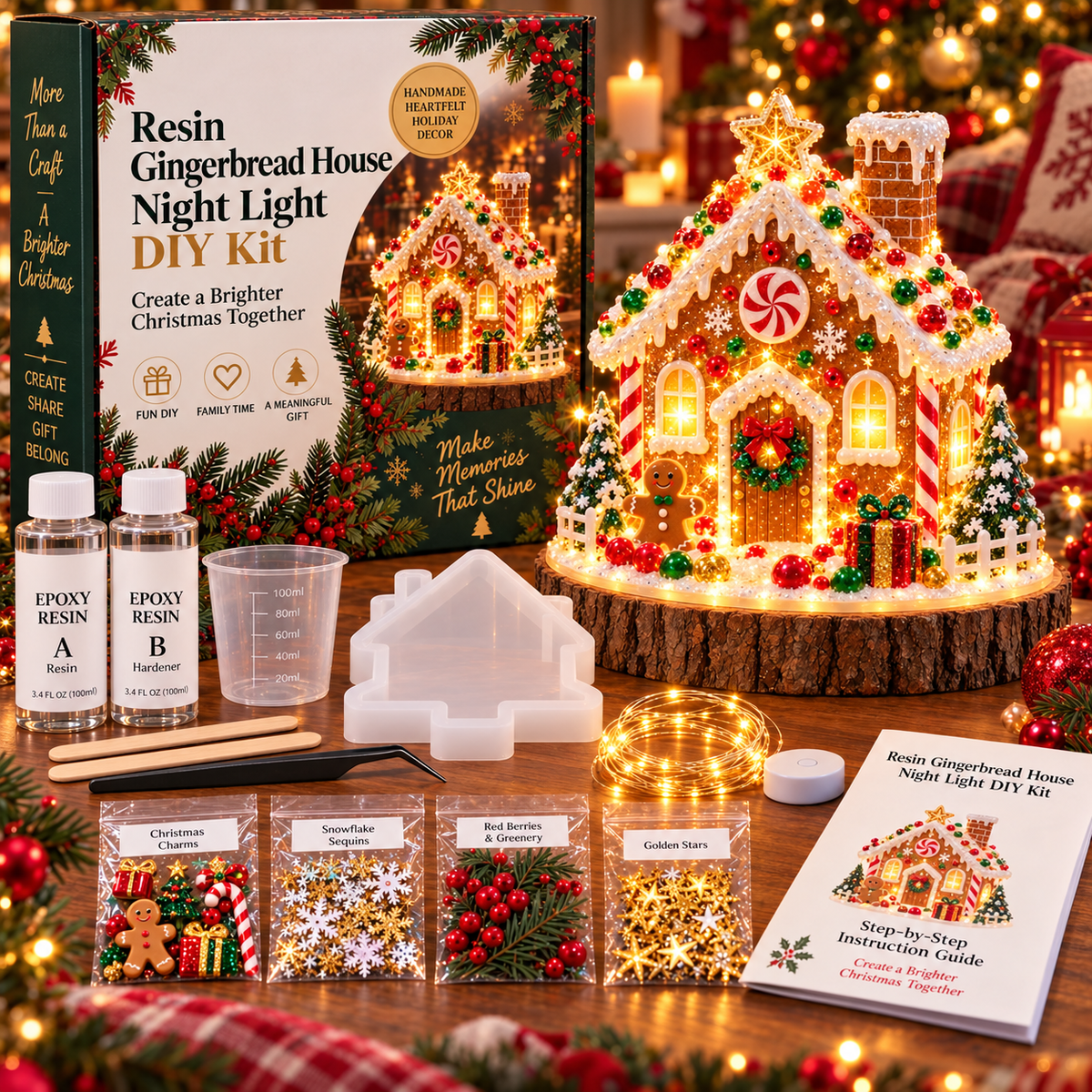 Christmas Craft Kit -Make Your Own Glowing