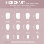 Sheer Pink Ombré Short Oval Press-On Nails – 24-Piece Nail Kit with Glue