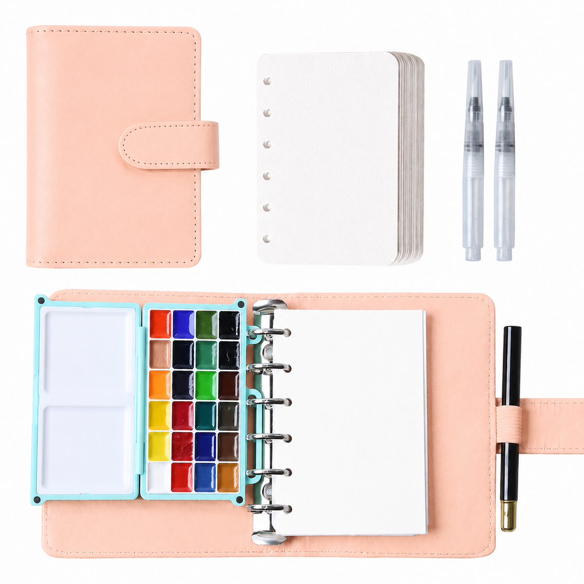 Portable Travel Watercolour Paint Set