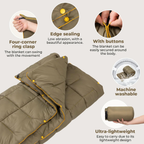 3-in-1 Multi-Functional Camping Blanket – Lightweight Portable Outdoor Blanket