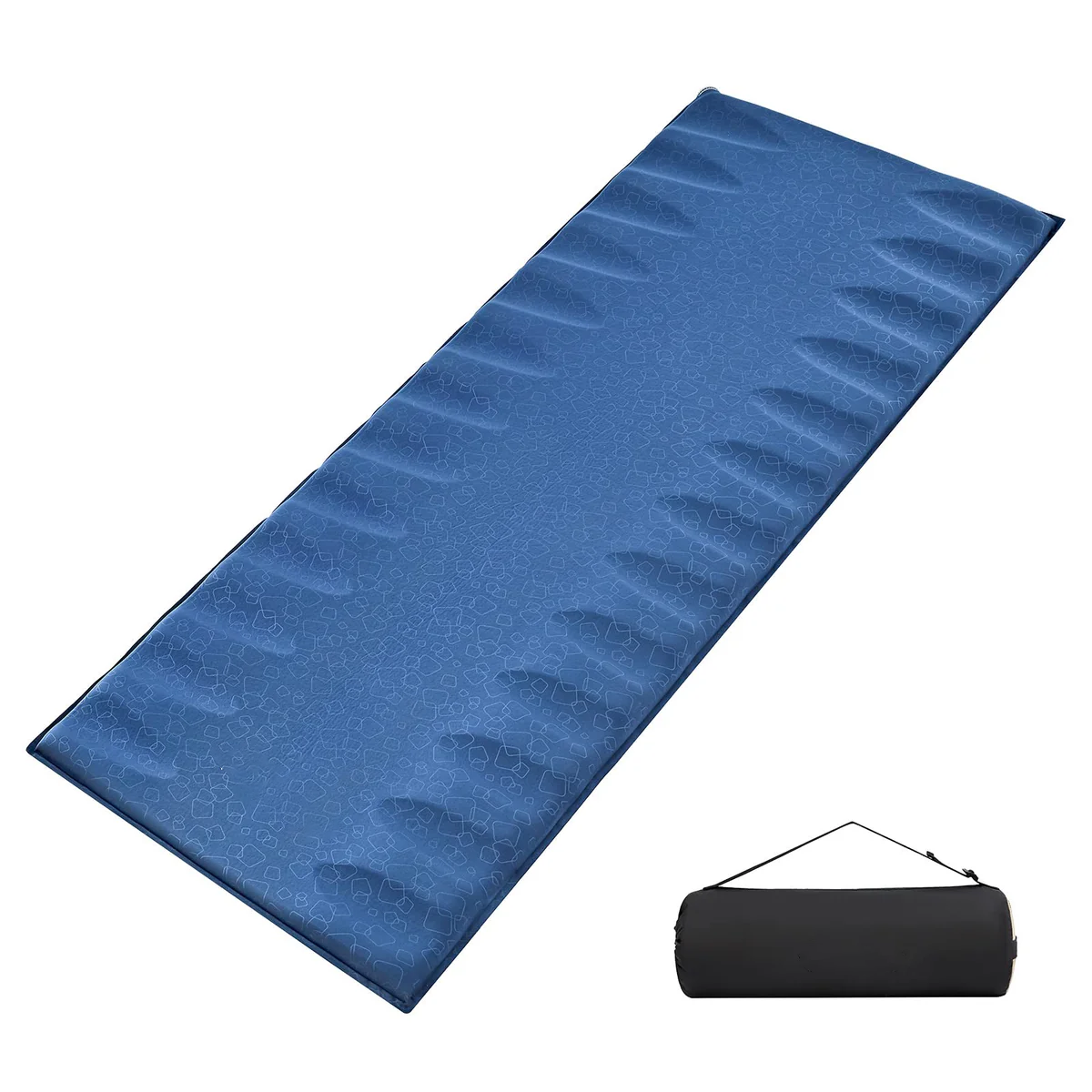 Self-Inflating Sleeping Pad with R-Value 4.2, Anti-Rollover Camping Mattress