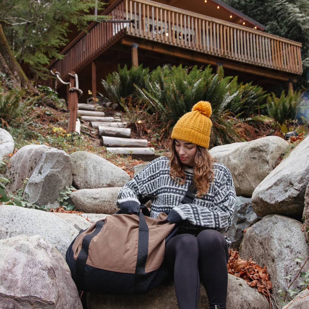 Canvas Duffel Bag – Heavy Duty Travel Weekender Bag