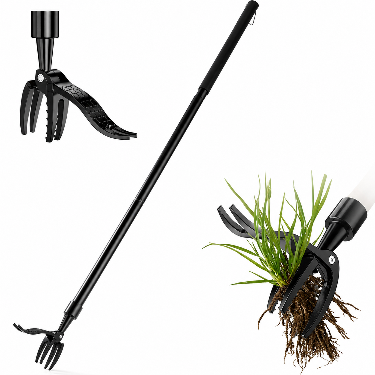 Long Handle Weed Puller Tool for Garden Lawn Weed Removal