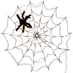 Halloween Spider Web Lights, LED Lighted Spider Web Decoration for Halloween Decor