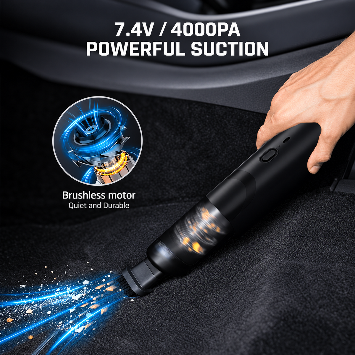 Cordless Handheld Car Vacuum