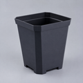10-Pack Small Square Nursery Pots with Drainage Holes