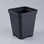 10-Pack Small Square Nursery Pots with Drainage Holes