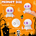 Halloween Decorative Light, Skeleton LED Night Lamp with Tap Control